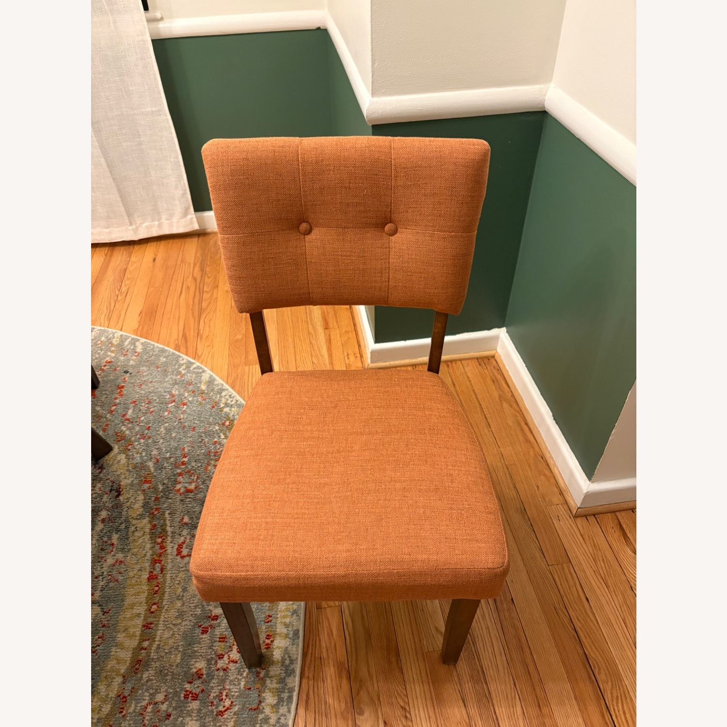Bob's Discount Furniture Orange Dining Chairs - image-1
