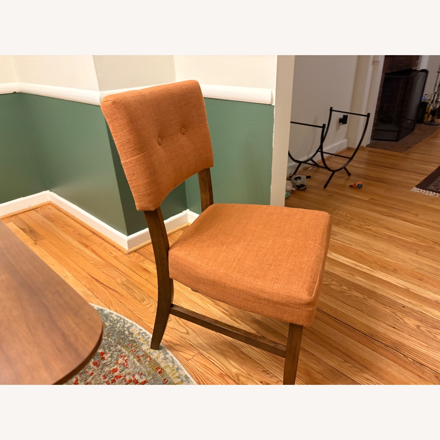 Bob's Discount Furniture Orange Dining Chairs - image-2