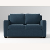 West Elm Henry Blue Sleeper Sofa