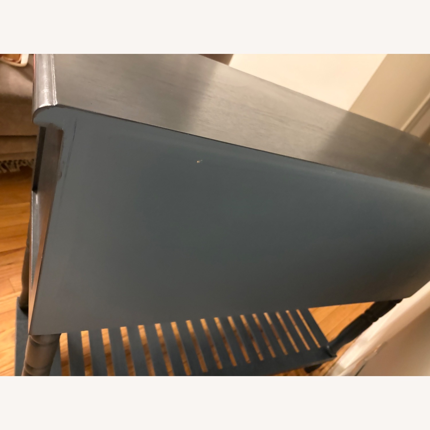 Vintage/Antique Blue Wood Sideboard - image-3