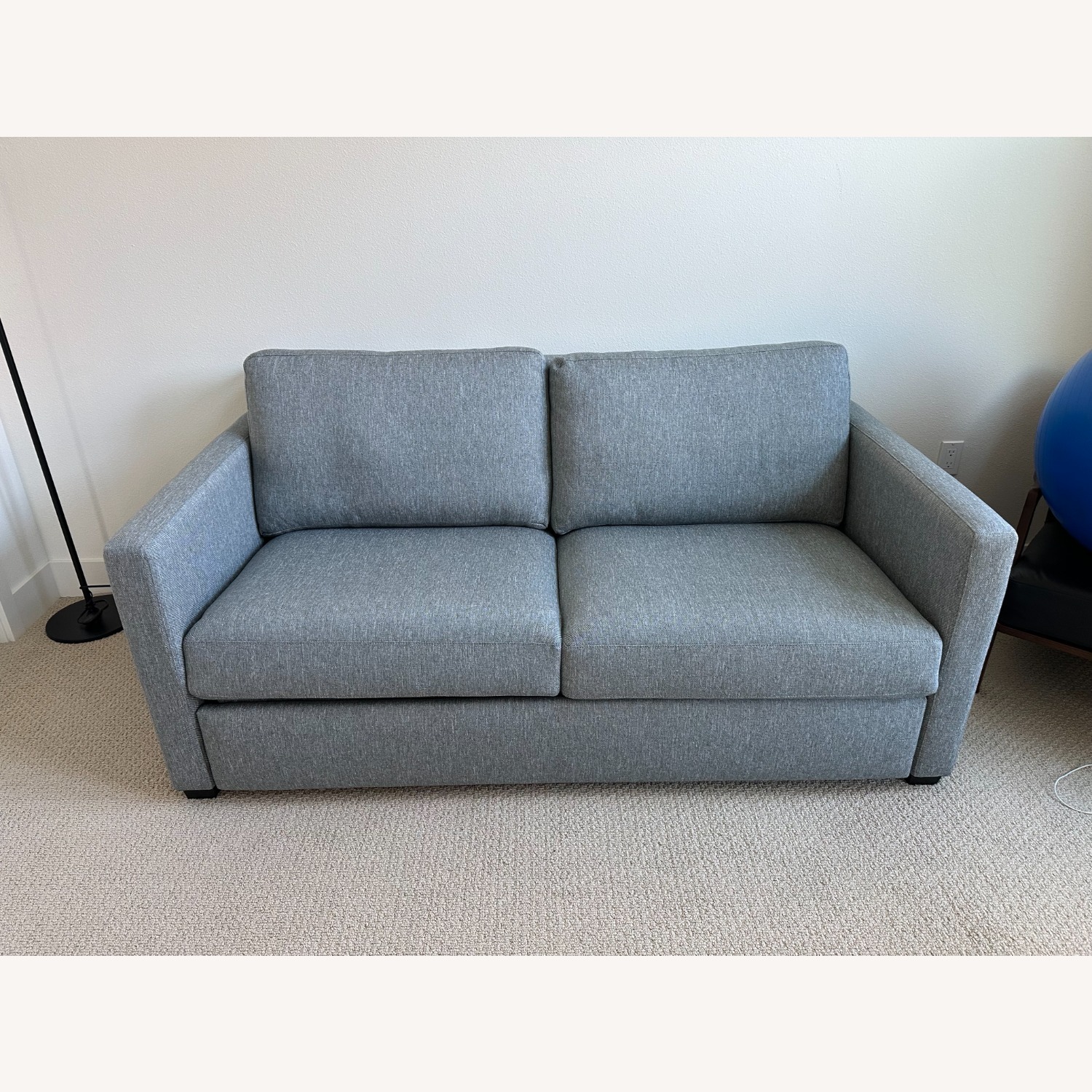 Room & Board Berin Light Gray Fabric Sleeper Sofa - image-4
