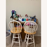 Dark Brown Wood Bar Cart