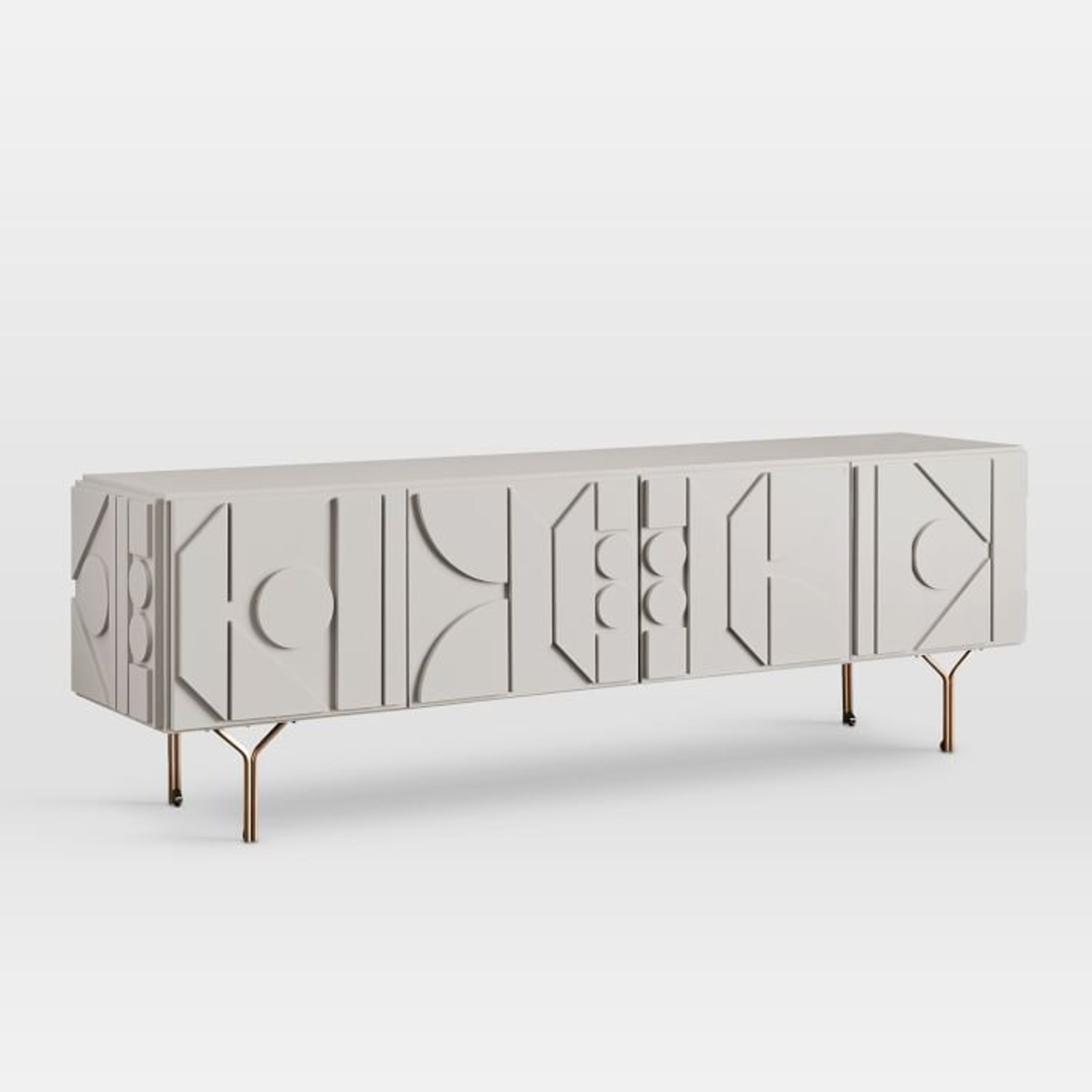 West Elm Light Pictograph Media Console - image-0