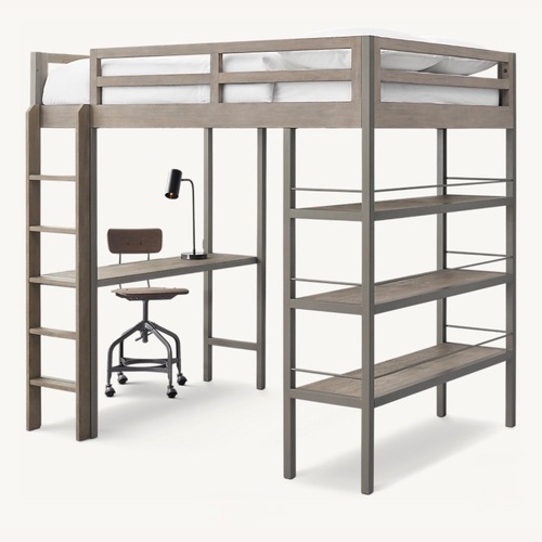 Used Restoration Hardware Kieran Study Loft Bed for sale on AptDeco