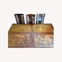 Bernhardt Shibui Dark Brown Wood Dining Table