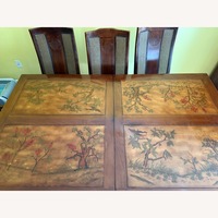 Bernhardt Shibui Dark Brown Wood Dining Table