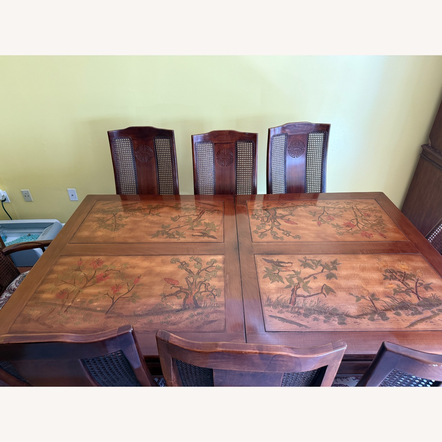 Bernhardt Shibui Dark Brown Wood Dining Table - image-1