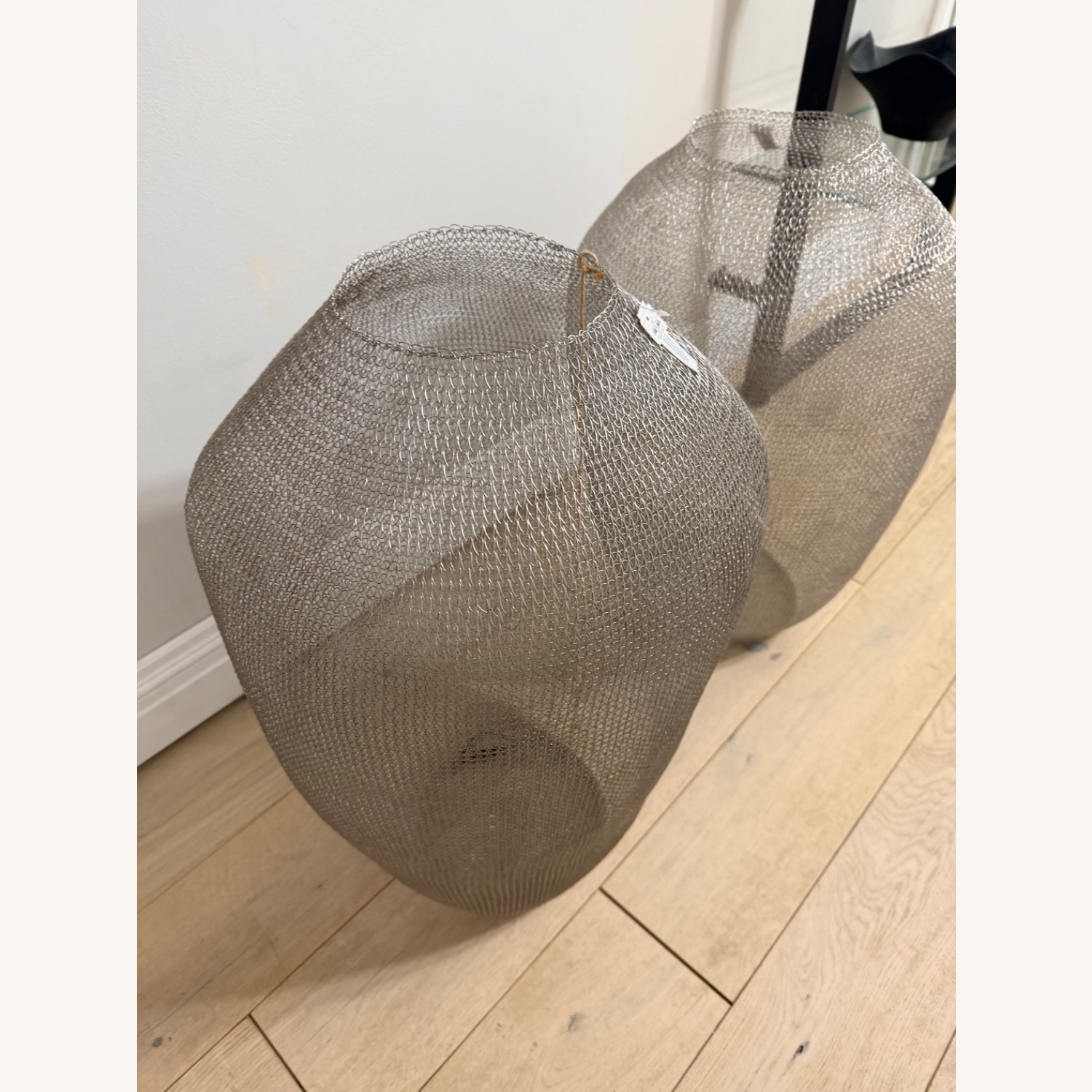 CB2 Hatch Chainmail Floor Vase Décor - image-2