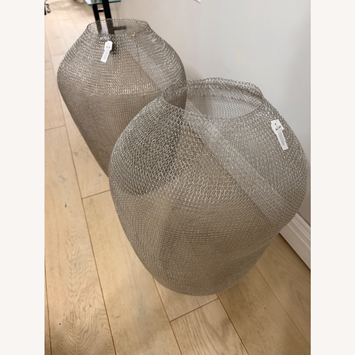 CB2 Hatch Chainmail Floor Vase Décor - image-3