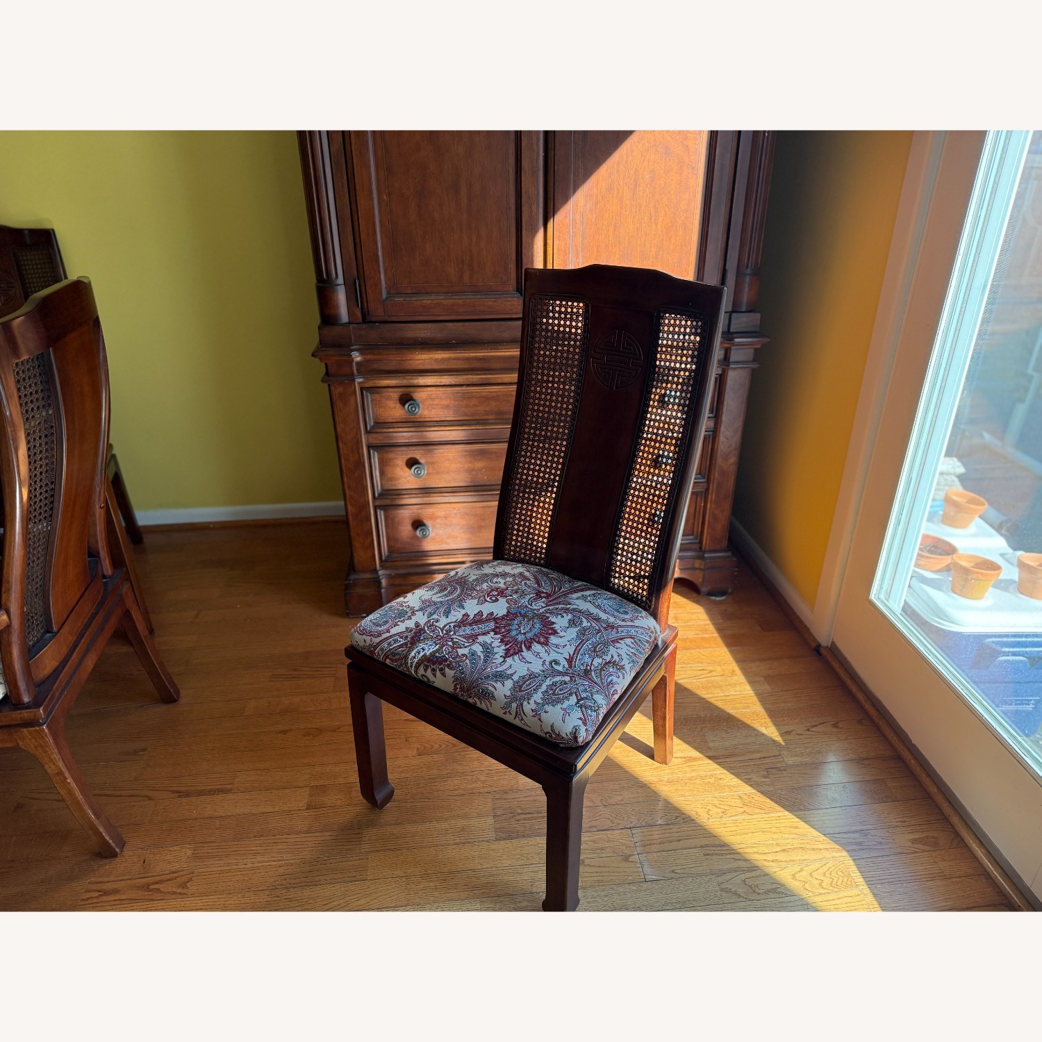 Bernhardt Shibui Dark Brown Wood Dining Chair - image-0