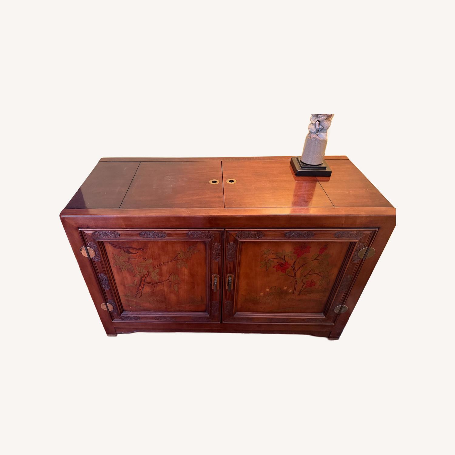 Bernhardt Shibui Dark Brown Wood Dining Set - image-0