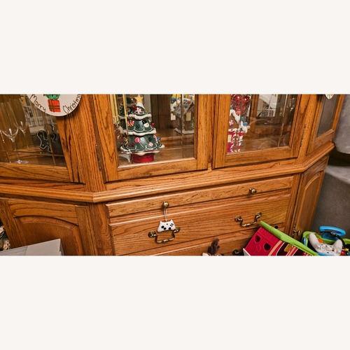 Used Light Brown Wood Sideboard for sale on AptDeco