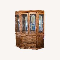 Light Brown Wood Sideboard