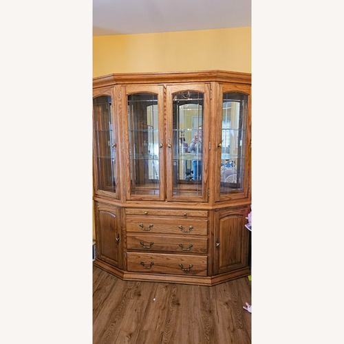 Used Light Brown Wood Sideboard for sale on AptDeco