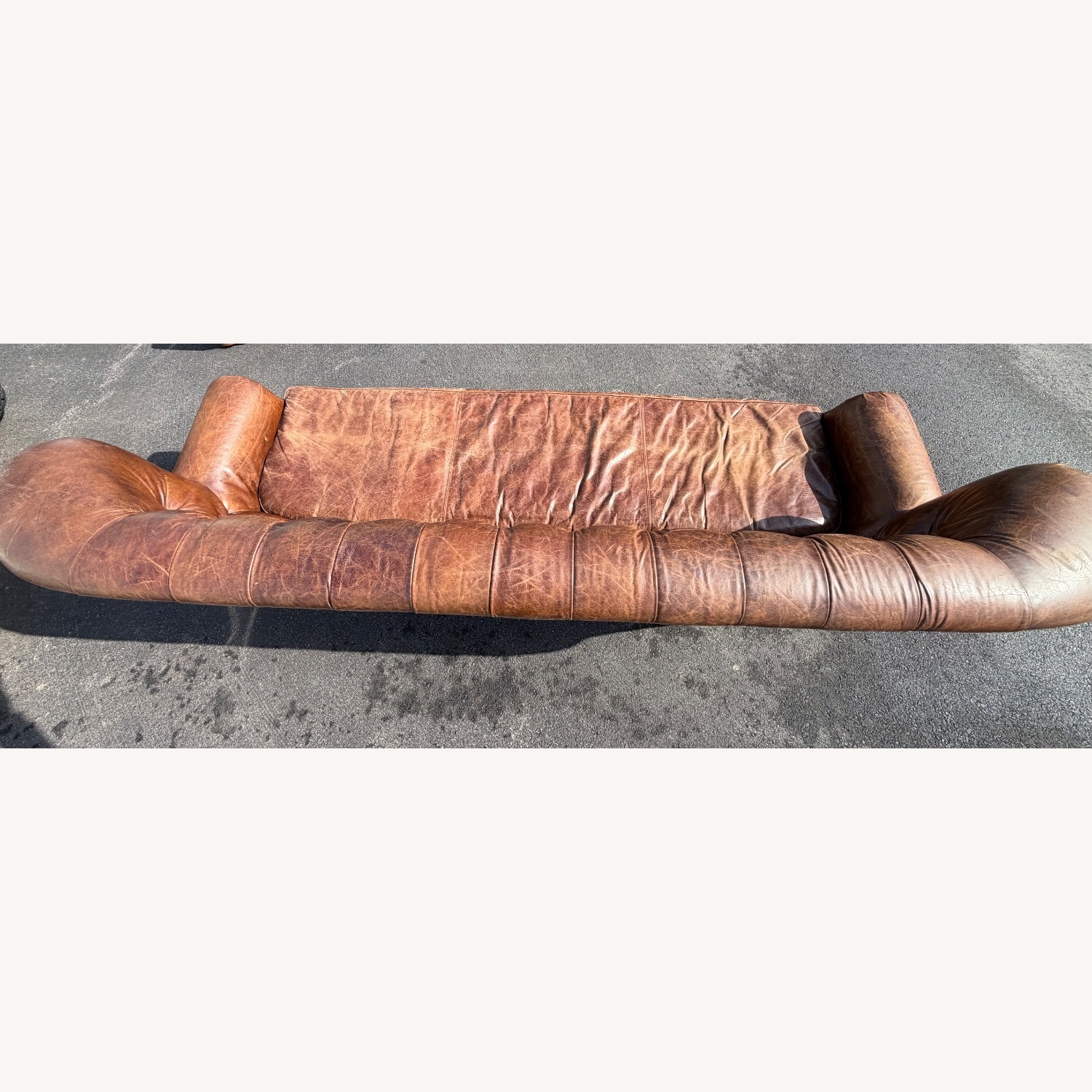 Restoration Hardware Chesterfield Dark Brown Wing Back Sofa - image-5