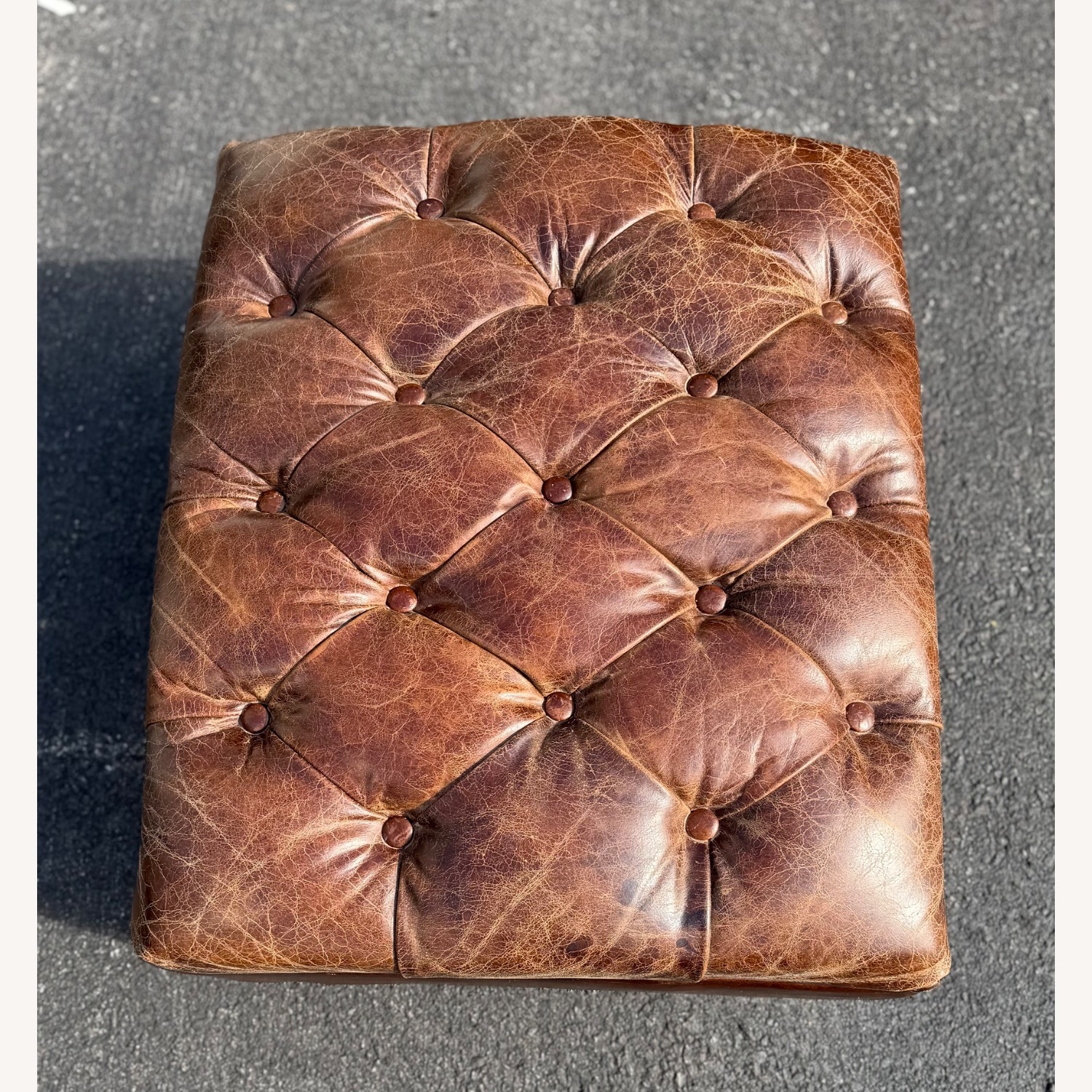 Restoration Hardware Chesterfield Dark Brown Wing Back Sofa - image-7