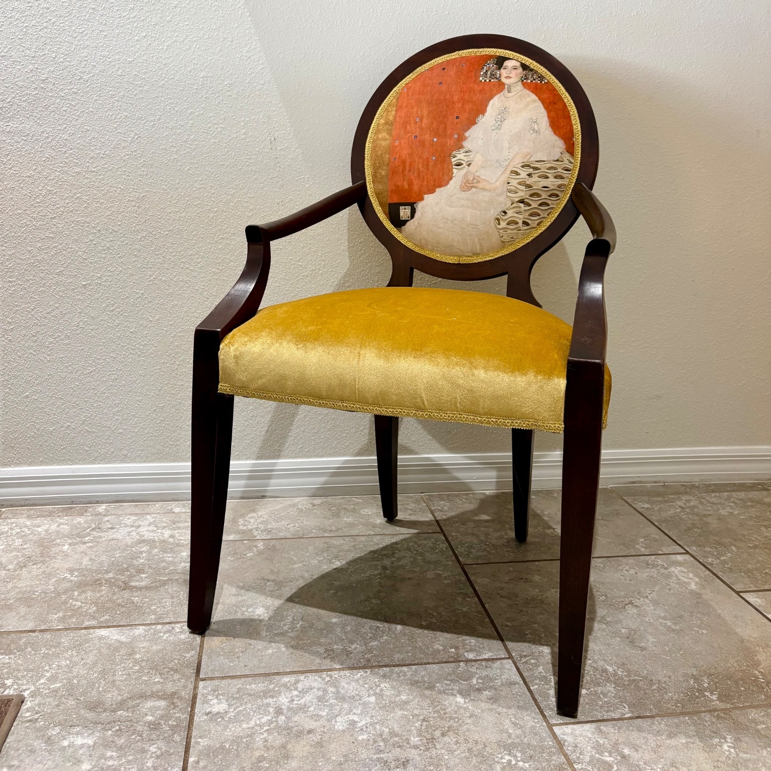 Klimt Upholstered Armchair - image-0