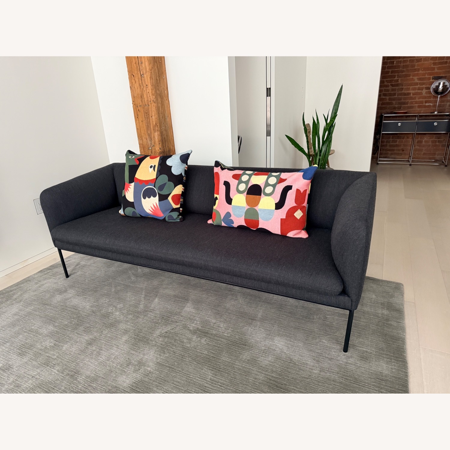 Ferm Living Turn Black Wool 3+ Seater Sofa - image-1