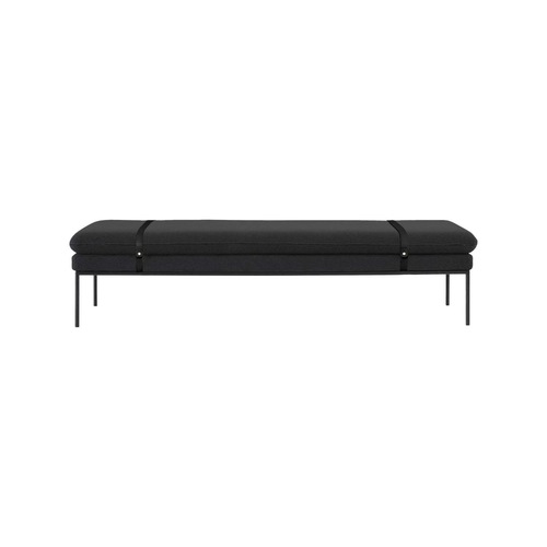 Used Ferm Living Turn Black Wool Daybed for sale on AptDeco