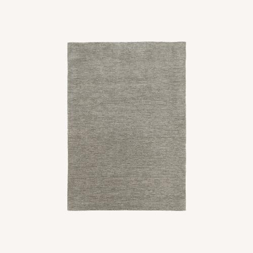 Used Fabula Living Light Gray Wool Area Rug 8' x 11' for sale on AptDeco