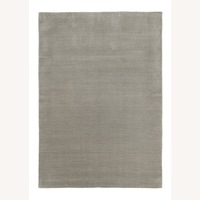 Fabula Living Light Gray Wool Area Rug 8' x 11'