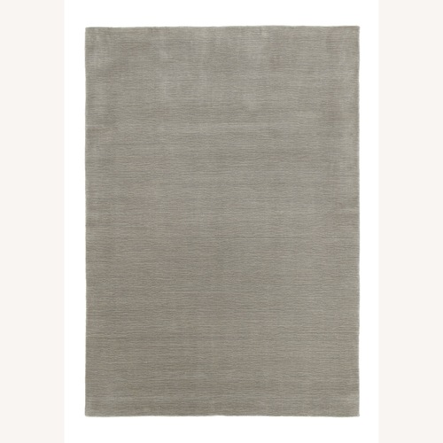 Used Fabula Living Light Gray Wool Area Rug 8' x 11' for sale on AptDeco