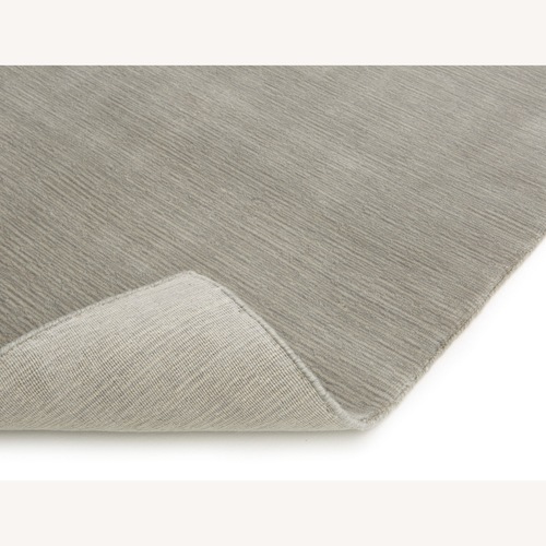 Used Fabula Living Light Gray Wool Area Rug 8' x 11' for sale on AptDeco