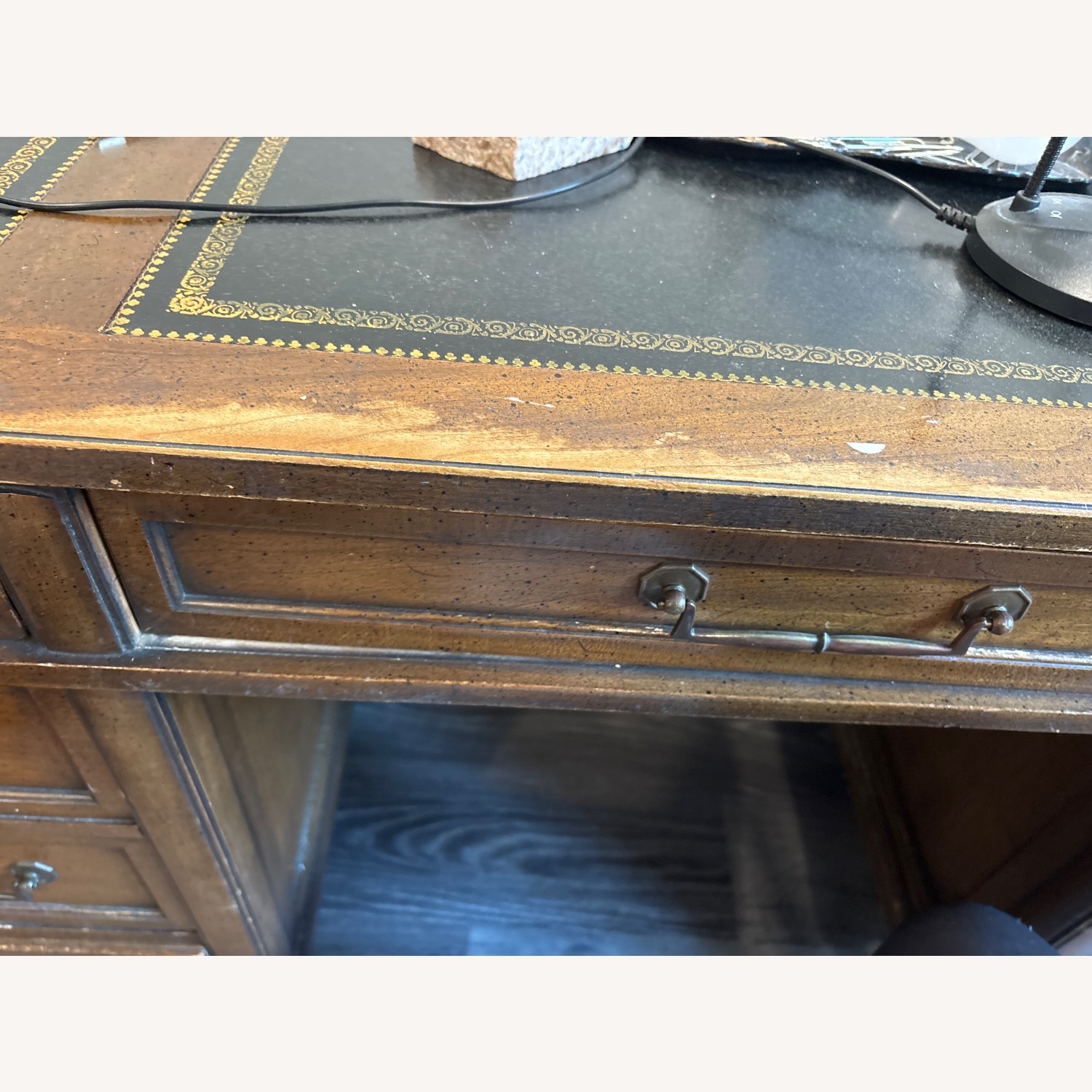 Vintage/Antique Dark Brown Desk - image-3