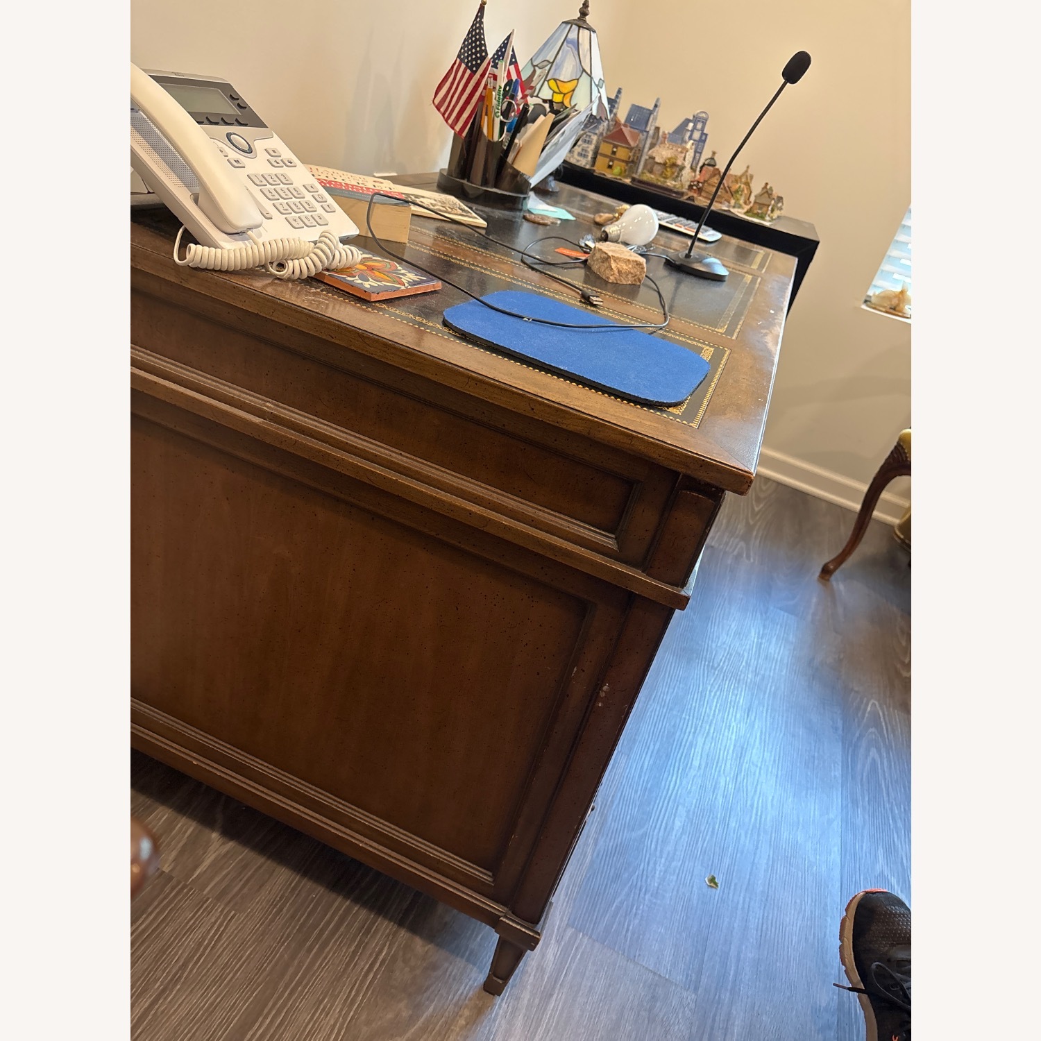 Vintage/Antique Dark Brown Desk - image-2