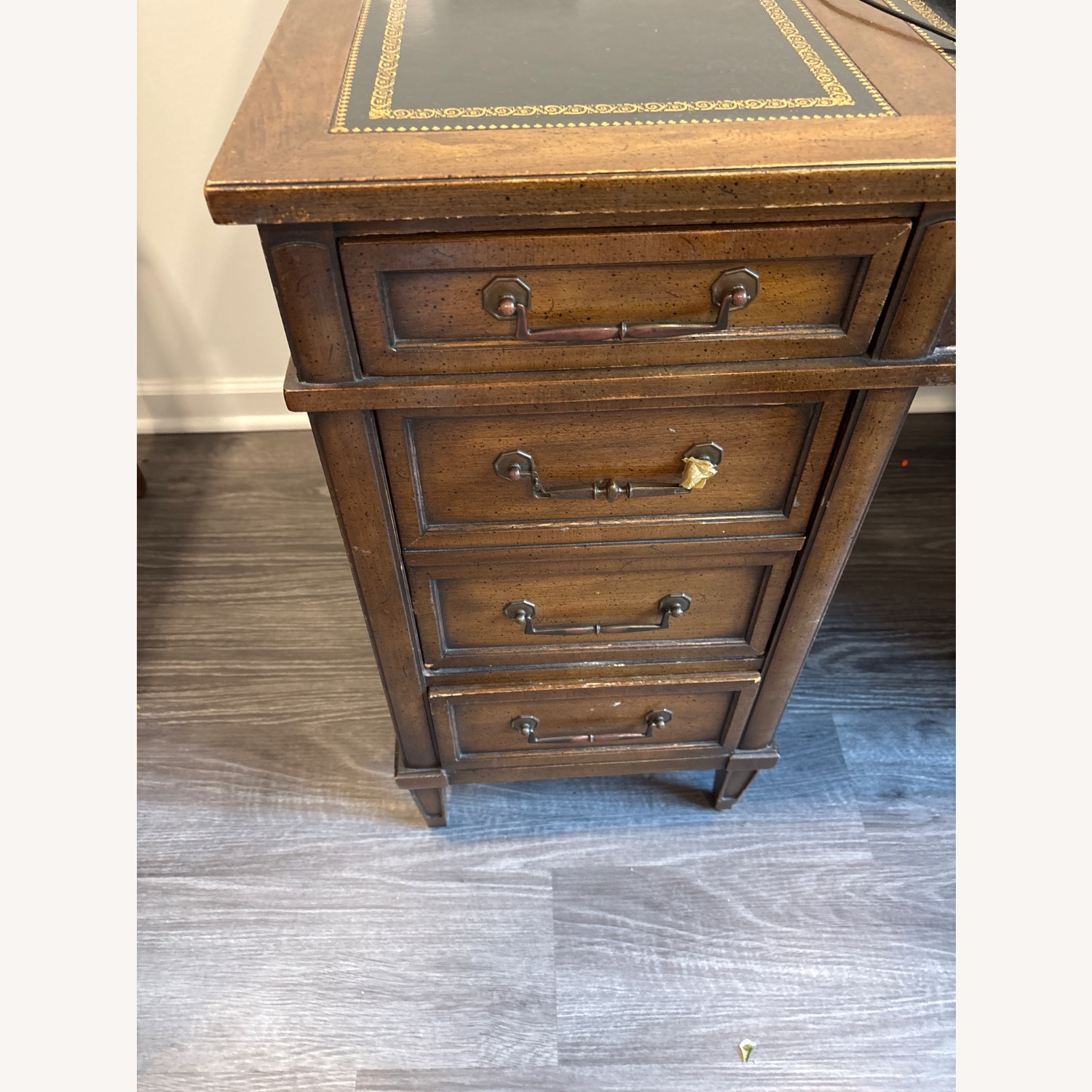 Vintage/Antique Dark Brown Desk - image-4