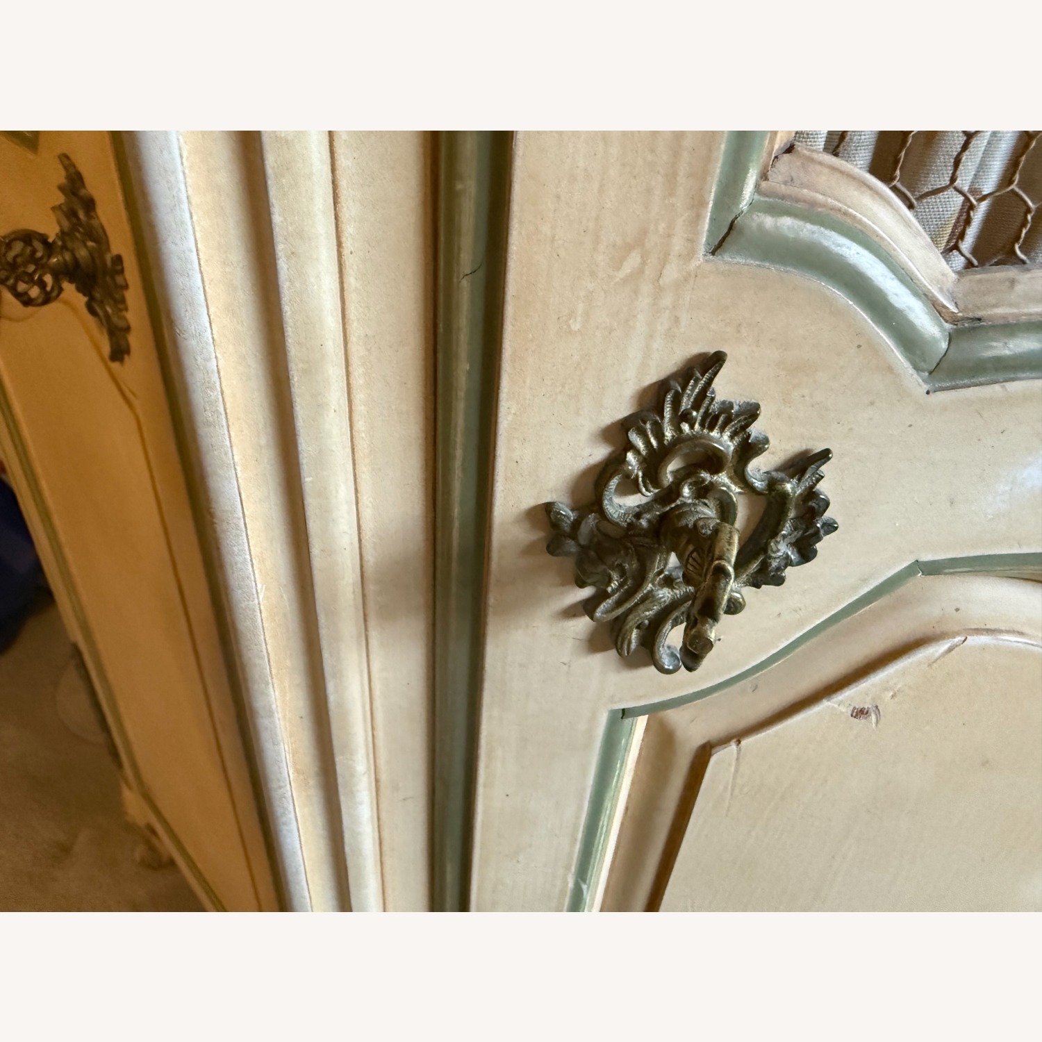 Vintage/Antique  Wood Armoire - image-4