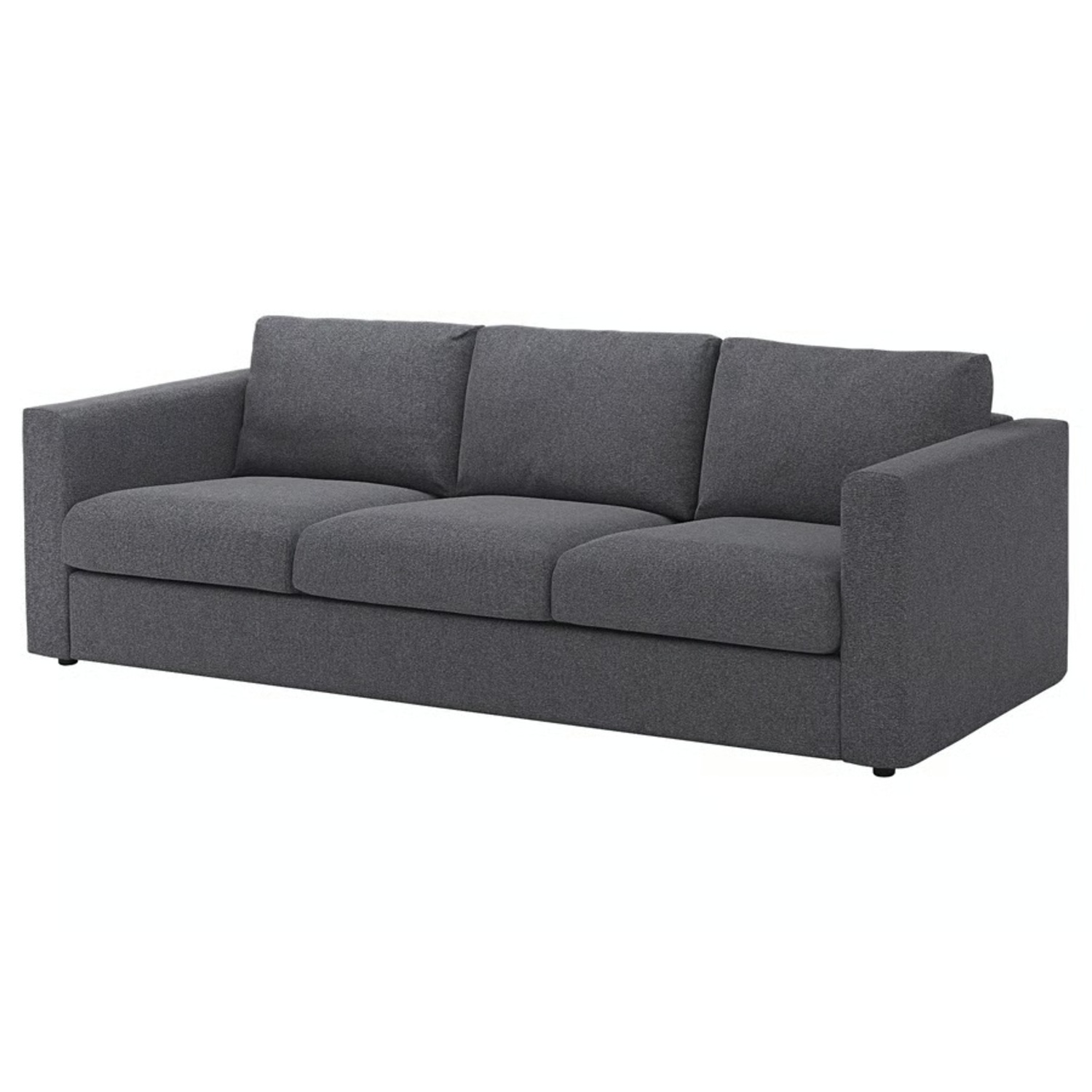 IKEA Finnala Dark Gray Fabric 3+ Seater Sofa - image-10