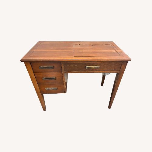 Used Vintage/Antique Dark Brown Desk for sale on AptDeco