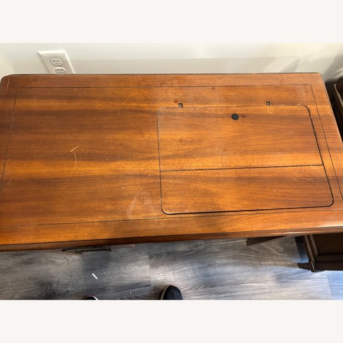 Used Vintage/Antique Dark Brown Desk for sale on AptDeco