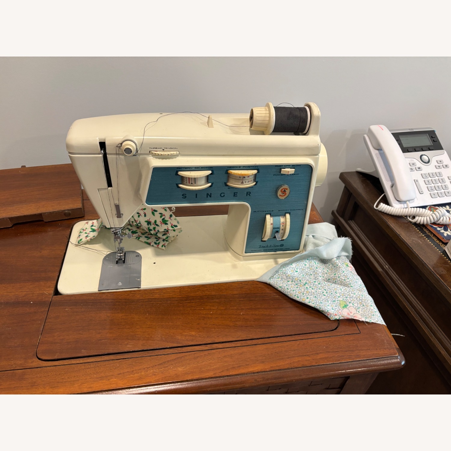 Vintage/Antique Dark Brown Desk - image-4