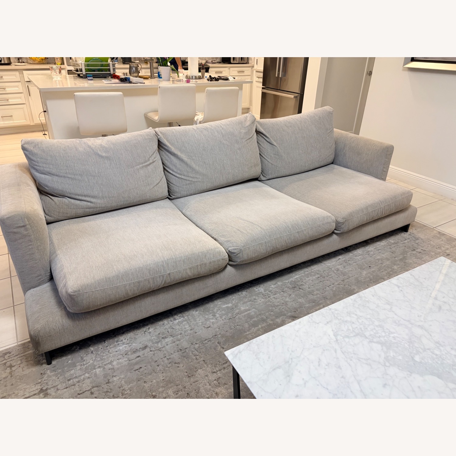 Camerich Light Gray 3+ Seater Sofa - image-4