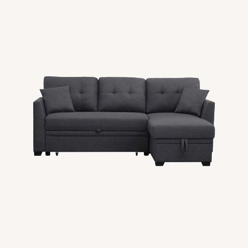 Used Wayfair Dark Gray Fabric Sleeper Sofa for sale on AptDeco
