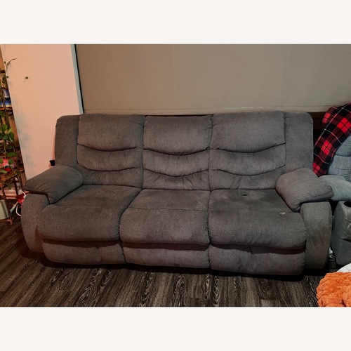 Used Ashley Furniture Light Gray Fabric 3+ Seater Sofa for sale on AptDeco