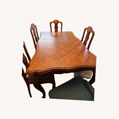 Used Vintage/Antique Natural Wood Dining Sets for sale on AptDeco
