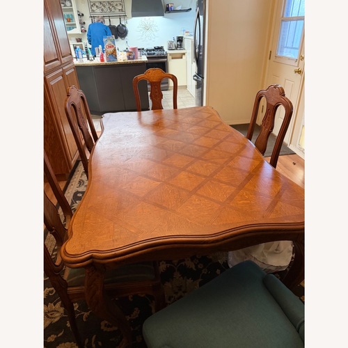 Used Vintage/Antique Natural Wood Dining Sets for sale on AptDeco
