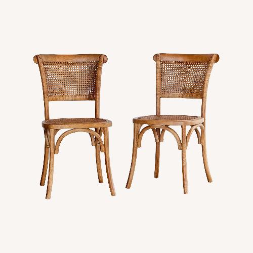 Used Chelsi Rattan Chair - Set Of 2 for sale on AptDeco