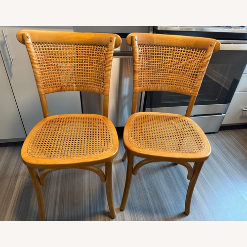 Used Chelsi Rattan Chair - Set Of 2 for sale on AptDeco