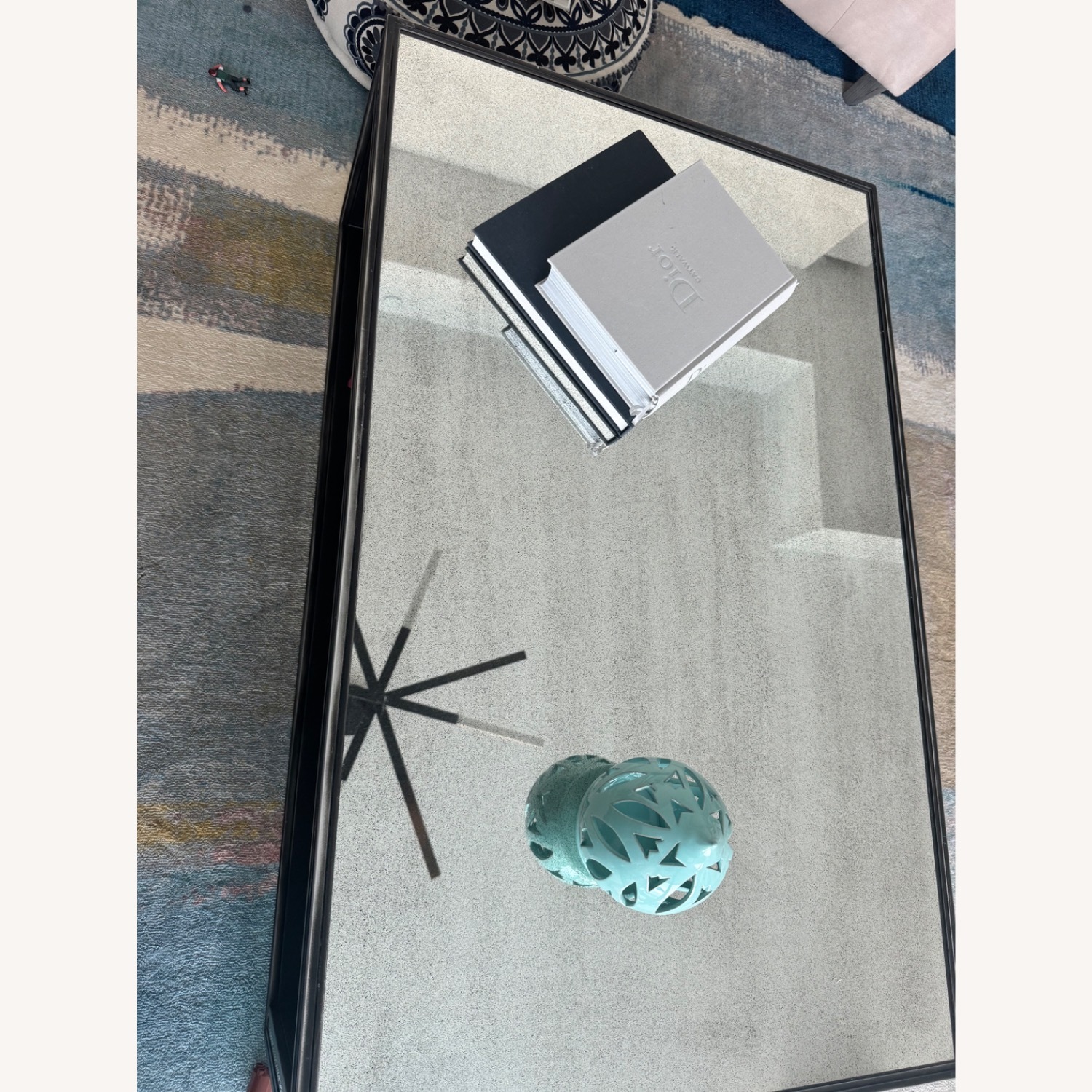 Restoration Hardware Strand Mirrored Coffee Table - image-1