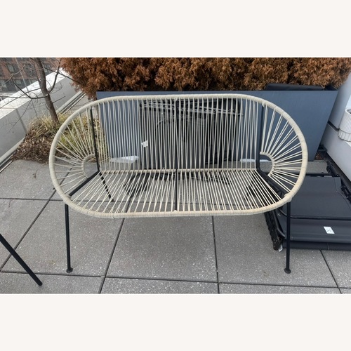 Used CB2 Ixtapa Outdoor Bench  for sale on AptDeco