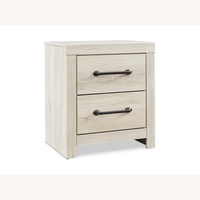 Ashley Furniture Cambrick White Wood Nightstand