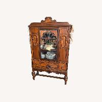 Vintage/Antique Light Brown Wood Sideboard