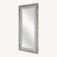 Ashley Furniture White Wood Wall Mirror