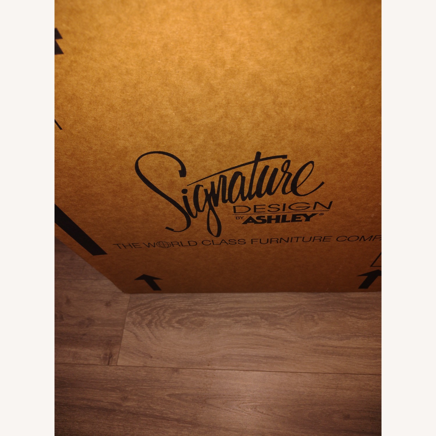 Ashley Furniture White Wood Wall Mirror - image-7