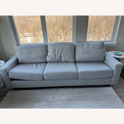 Used Bassett Light Gray 3+ Seater Sofa for sale on AptDeco