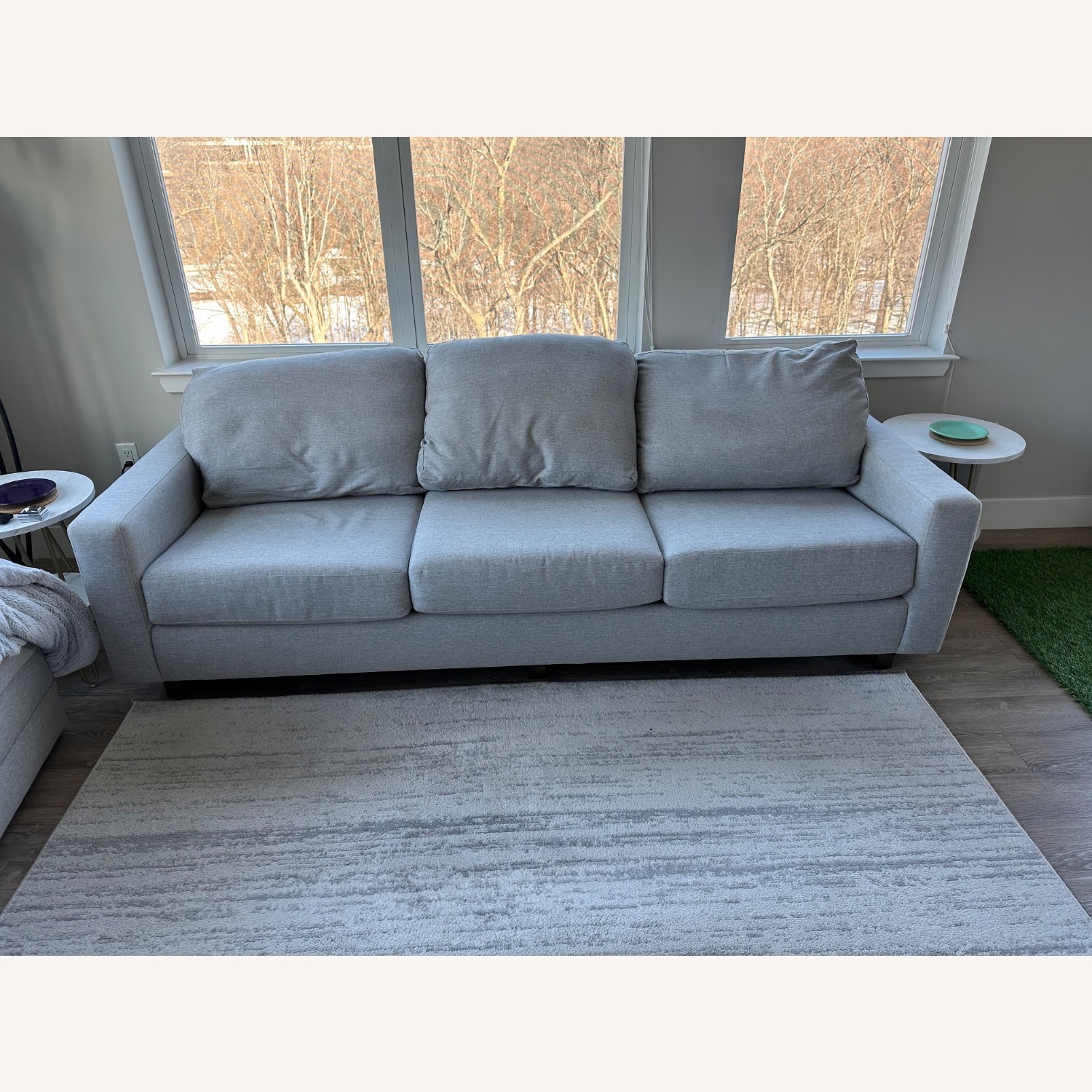 Bassett Light Gray 3+ Seater Sofa - image-2